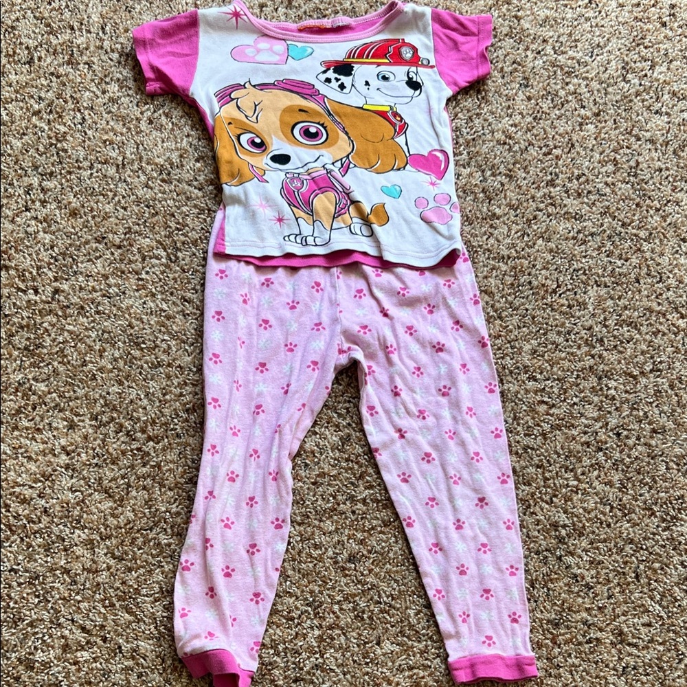 Pink Paw Patrol Toddler Girls Pajama Set